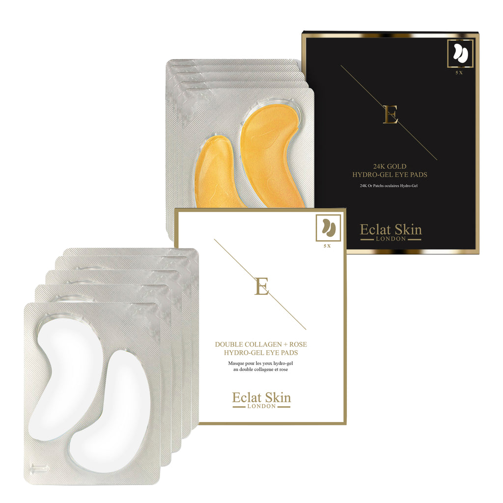Double Collagen & Rose and 24K Gold Hydro Gel Eye Pads Kit